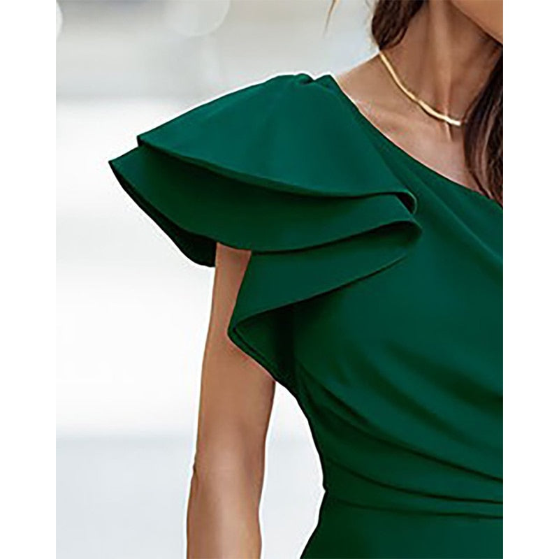 One shoulder jurk voor dames