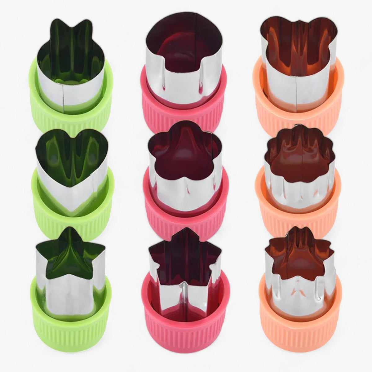Creatieve steker set voor koekjes en fruit
