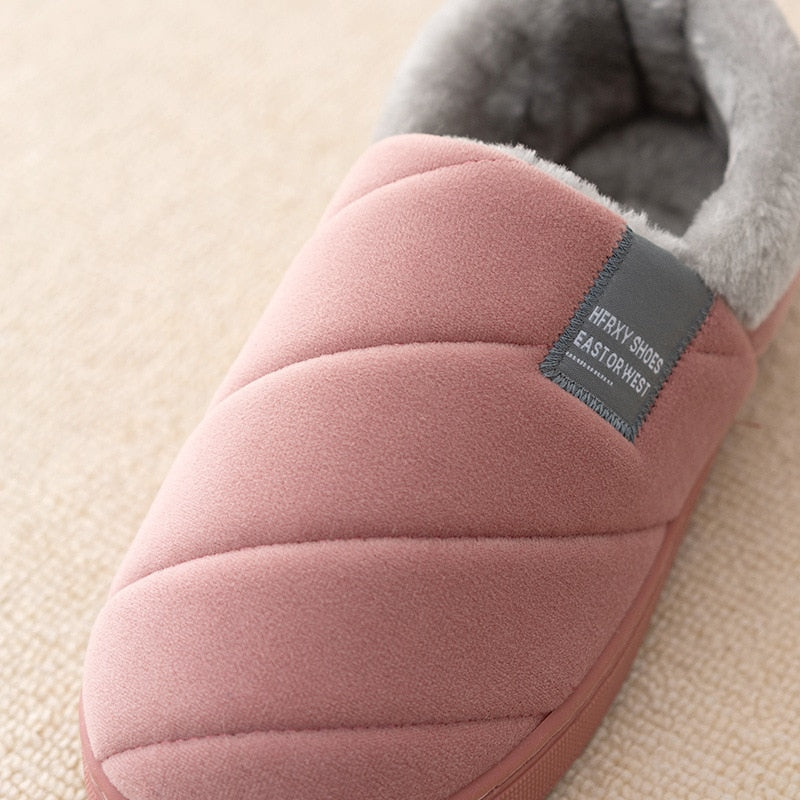 Warme winterpantoffels met imitatiebont — afbeelding 38