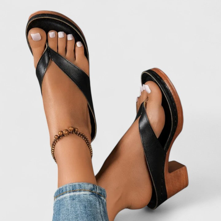 Schoenen met hak en schokdempende antislipzool