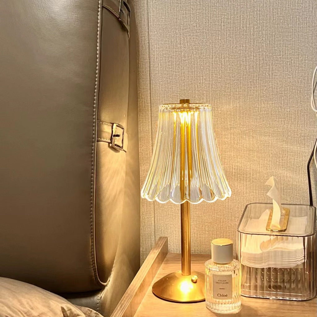 LED retro tafellamp USB oplaadbaar