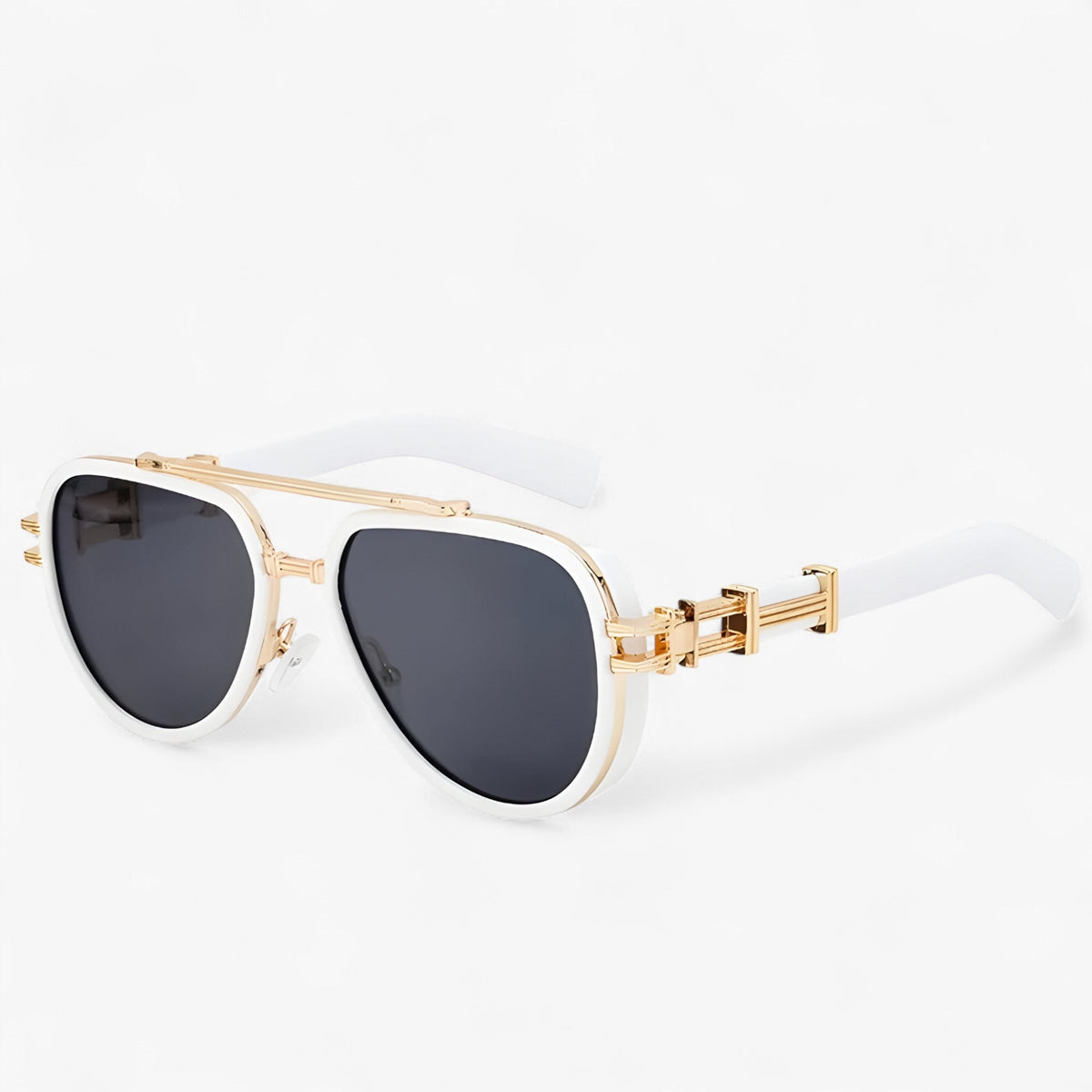 Oversized steampunk zonnebril met gepolariseerde glazen