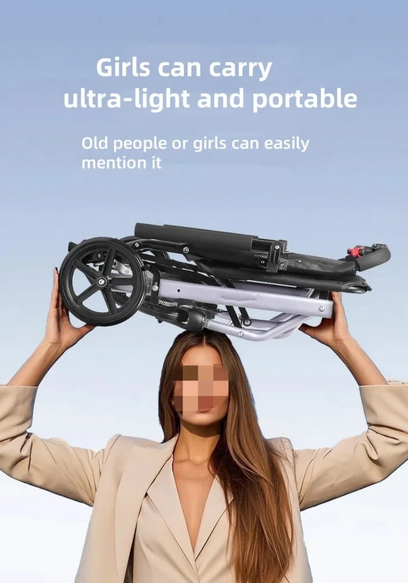 Lichtgewicht rolstoel – aeris – (draagbaar ontwerp)