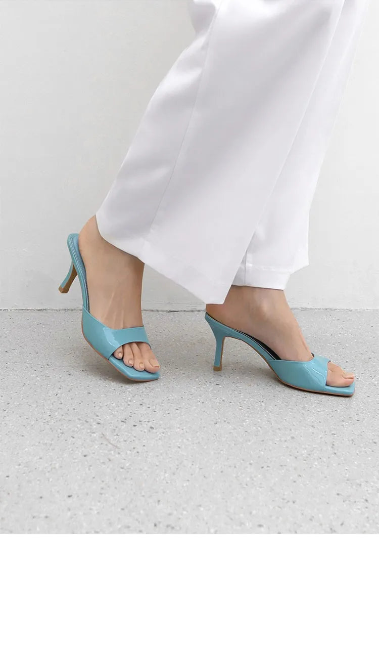 Open hak-mules voor dames