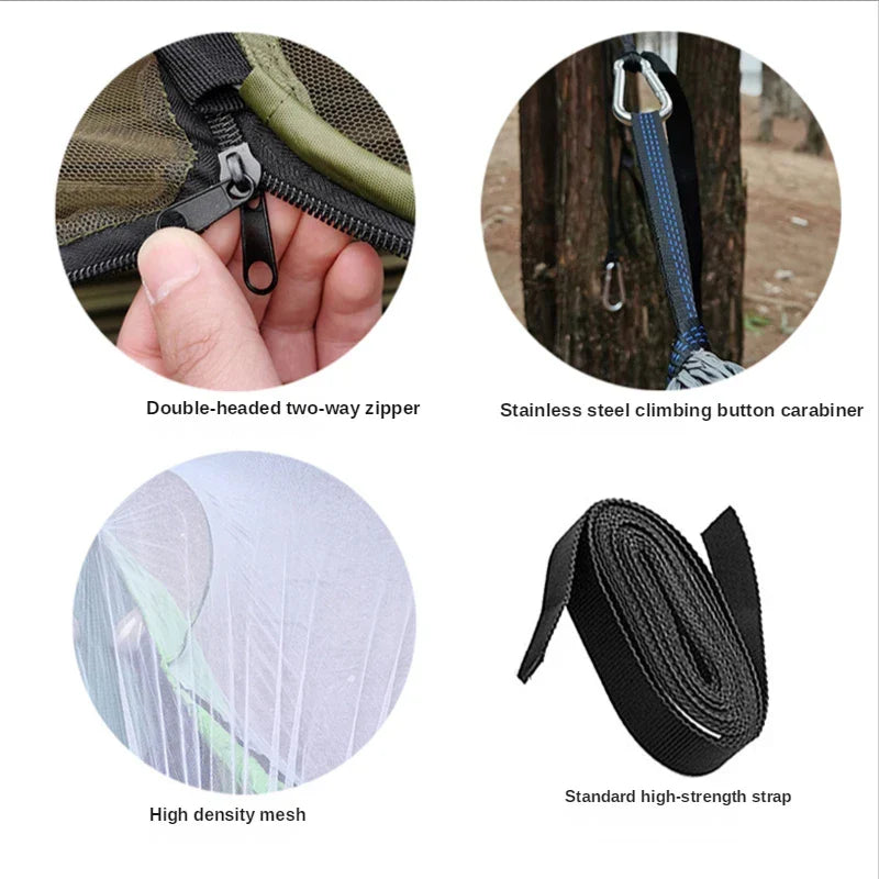 Outdoor hangmat met klamboe