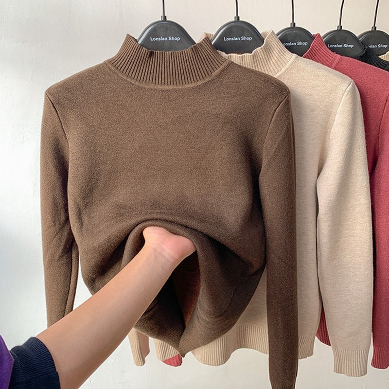 Gevoerde sweater voor dames