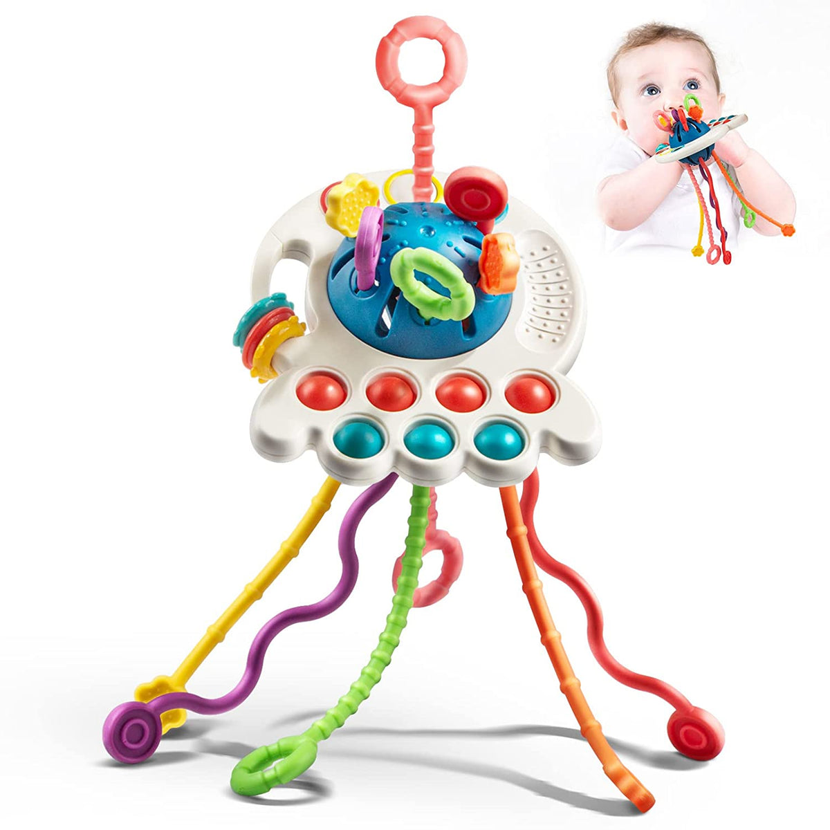 Sensorisch UFO-speelgoed voor baby's