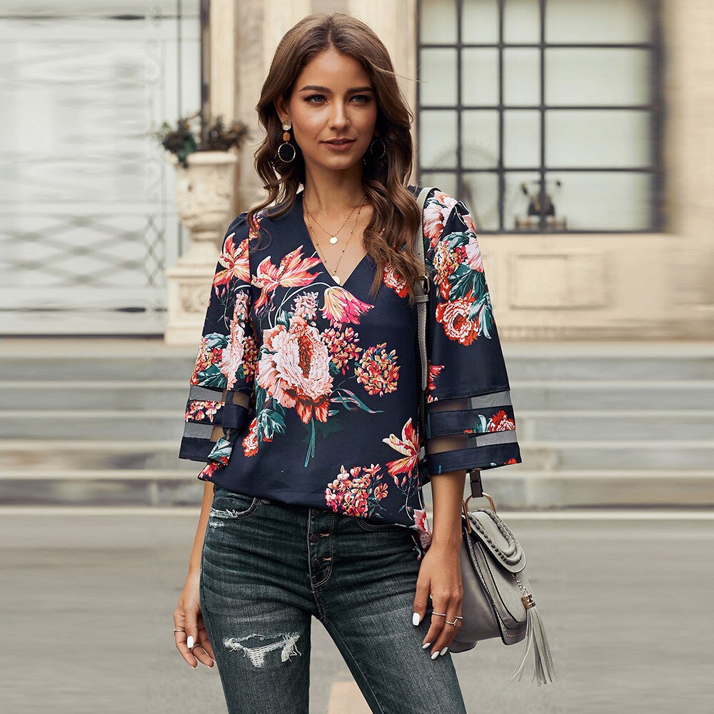 Losse dames blouse – Laura blouse