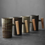 Nordic latte mokken met aards design