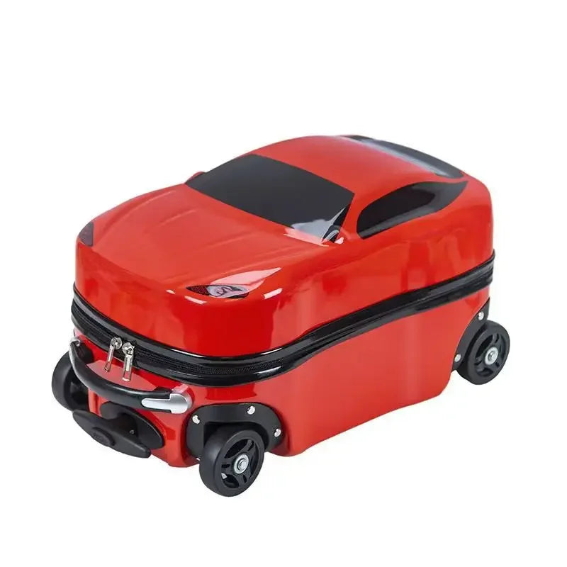 Harde kinderkoffer met auto ontwerp
