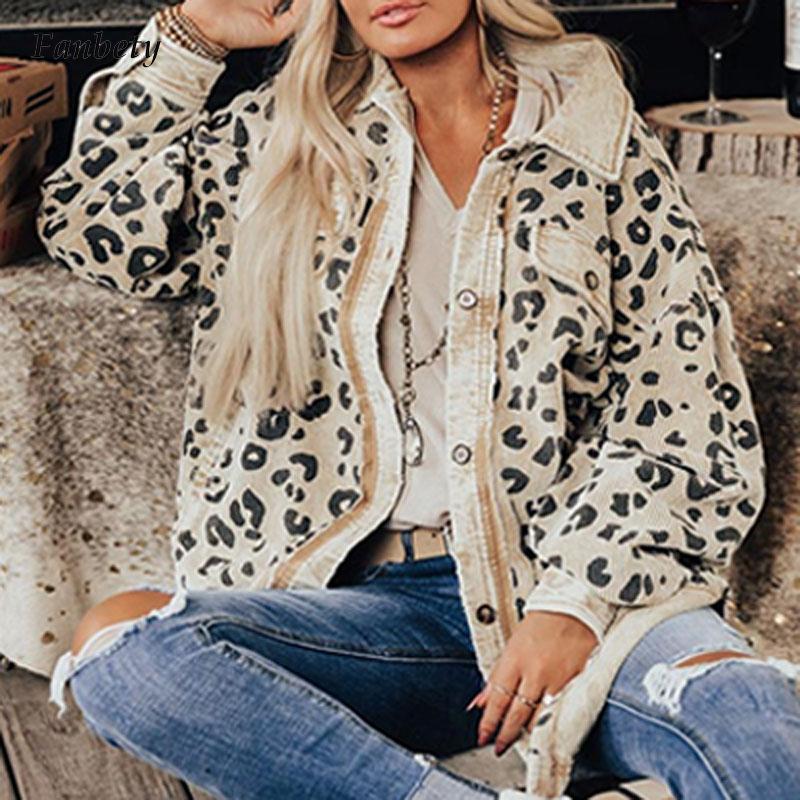 Jas met dierenprint voor dames