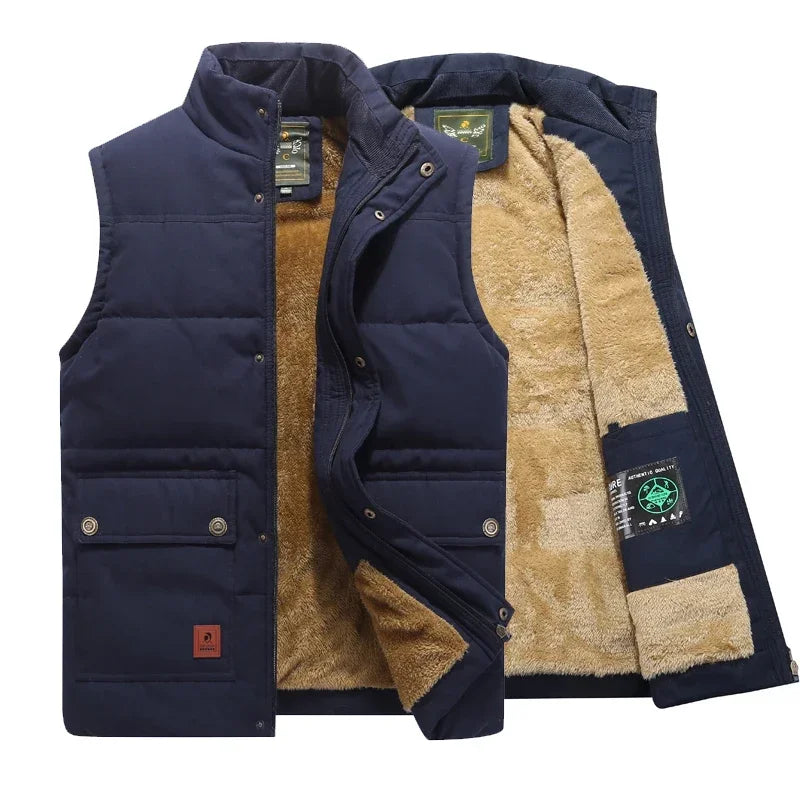 Gevoerde heren bodywarmer