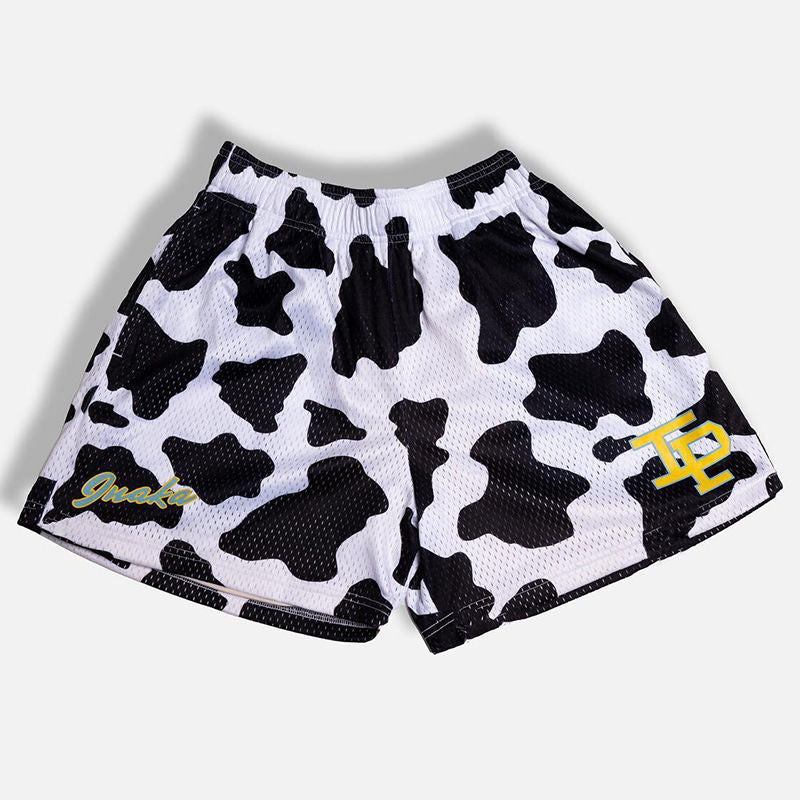 Short Aaron met dierenprint