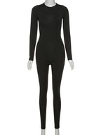Skinny workout jumpsuit voor dames — afbeelding 6