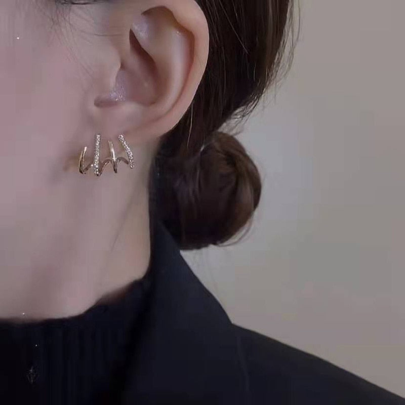 Stud oorbellen Crystal studs