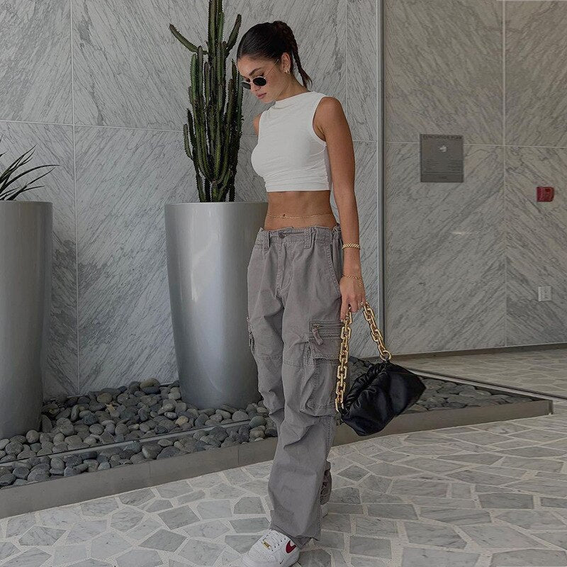 Broek met wijde pijpen voor dames – Elin