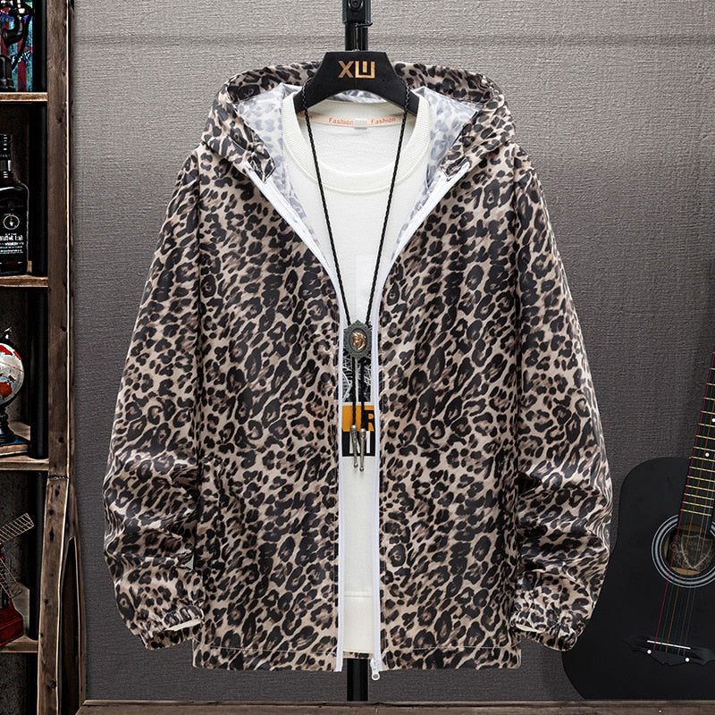 Jas met leopard print