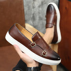 Leren schoenen voor heren met comfort