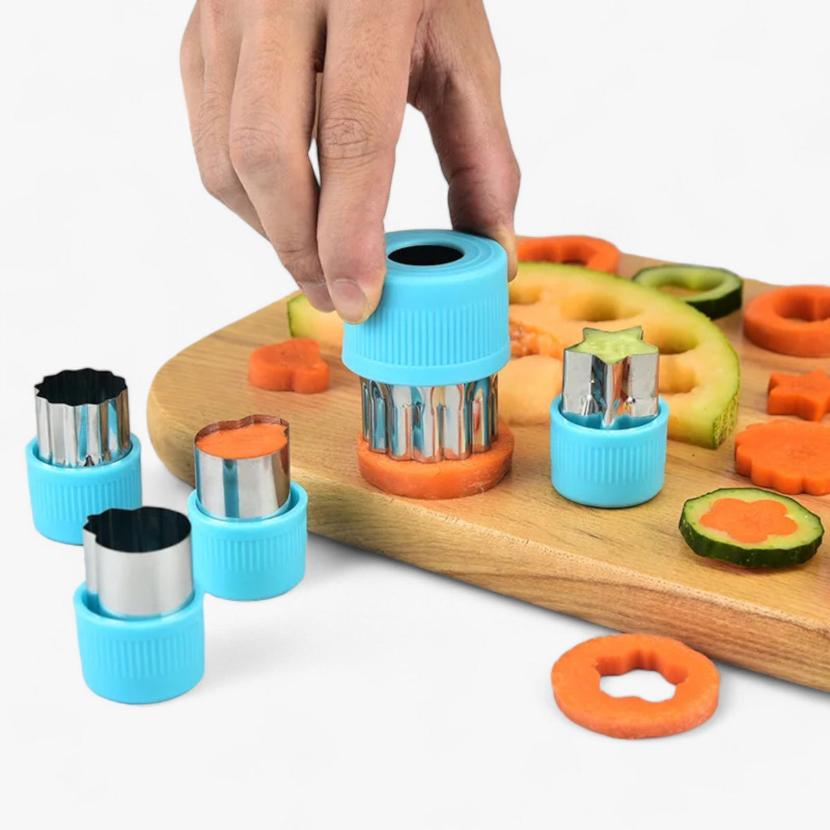 Creatieve steker set voor koekjes en fruit