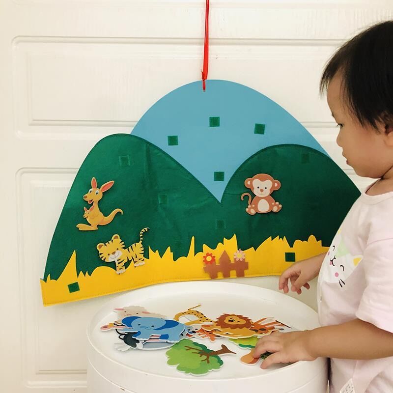DIY viltbord voor kinderen