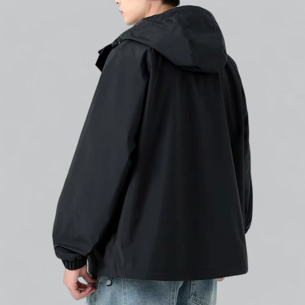 Heren windjack met relaxed fit & weerbescherming