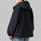 Heren windjack met relaxed fit & weerbescherming