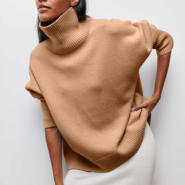 Zachte oversized dames coltrui