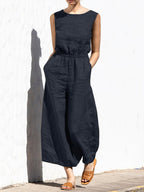 Sarah jumpsuit – linnen jumpsuit