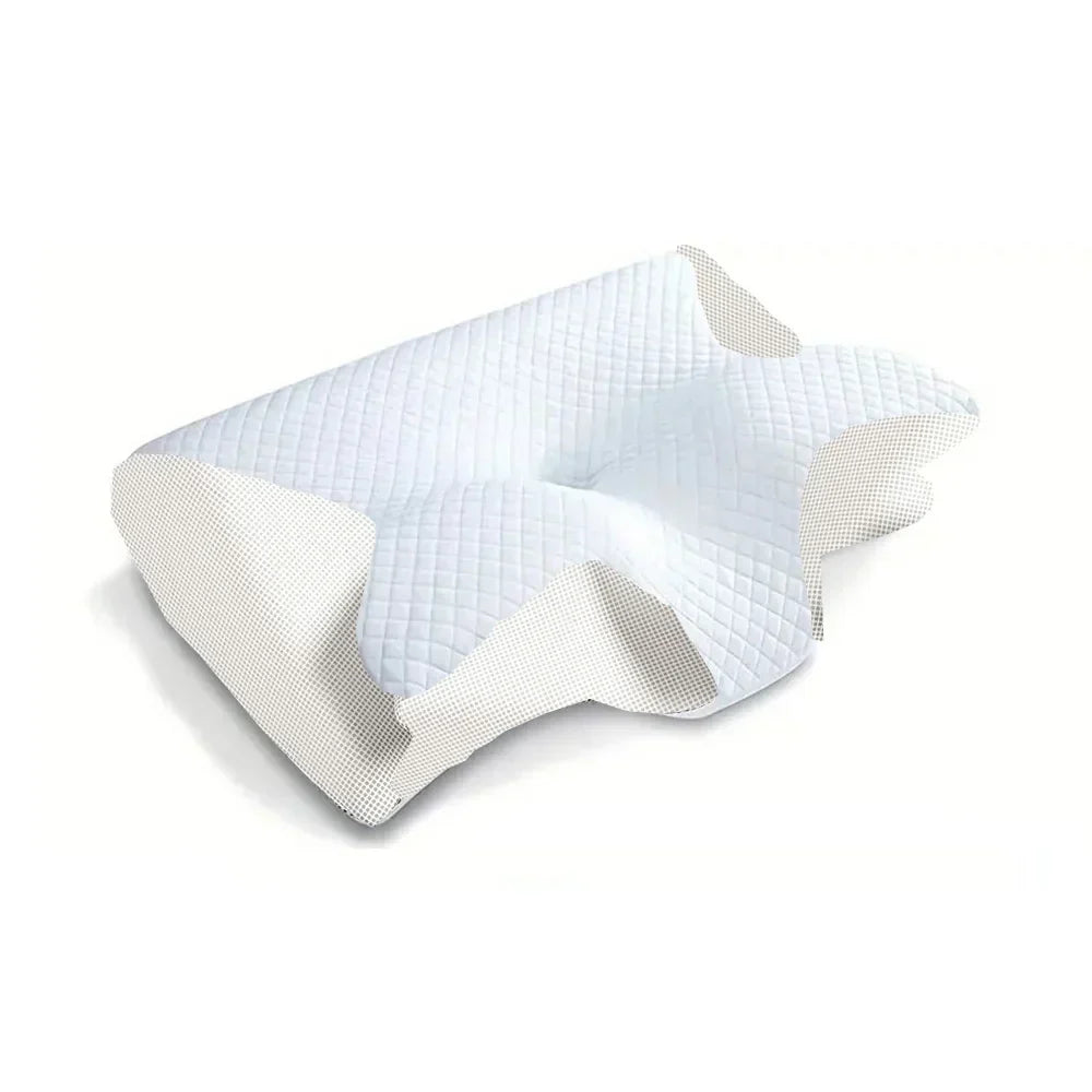 2-in-1 geheugenfoam nekpillow met ergonomisch contourontwerp