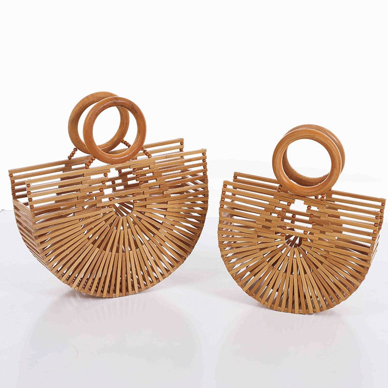 Bamboo clutch voor dames