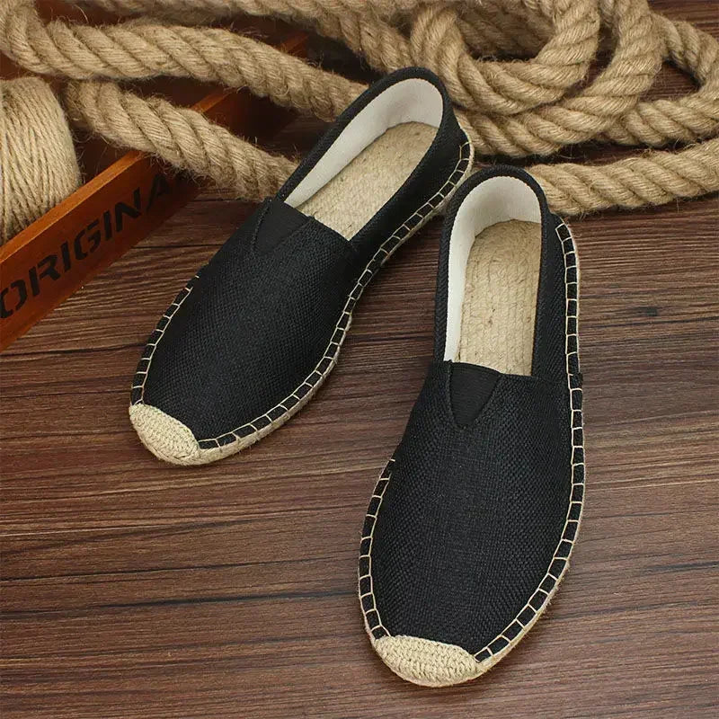 Heren espadrille met graffiti-design