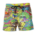 Heren zwemshort met graffiti print — afbeelding 16