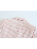 Gevlochten tweed jacket voor dames — afbeelding 6