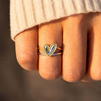 Zilveren ring – Love ring