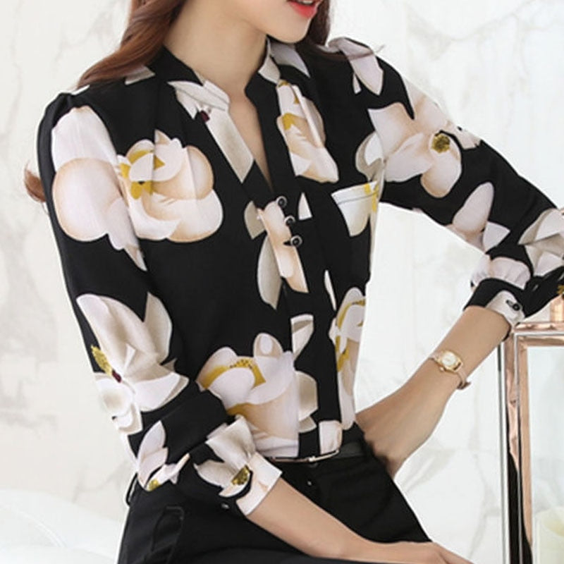 Chiffon blouse voor dames