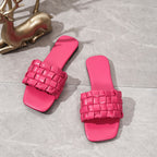 Slippers, voorzien van hakken