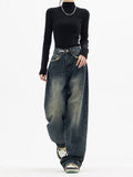 Y2K vintage baggy dames jeans