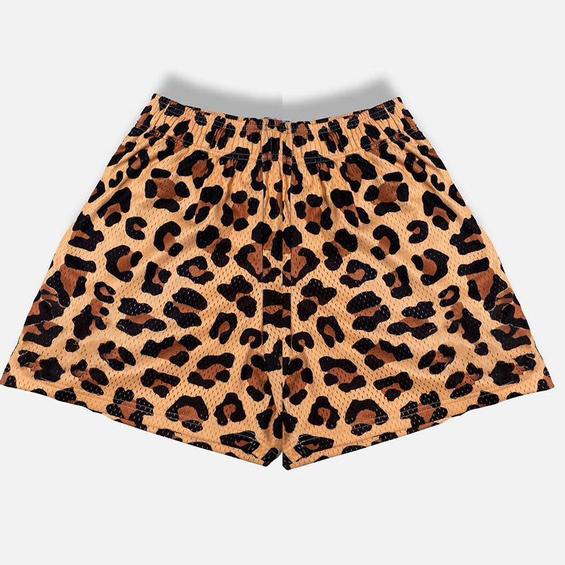 Short Aaron met dierenprint