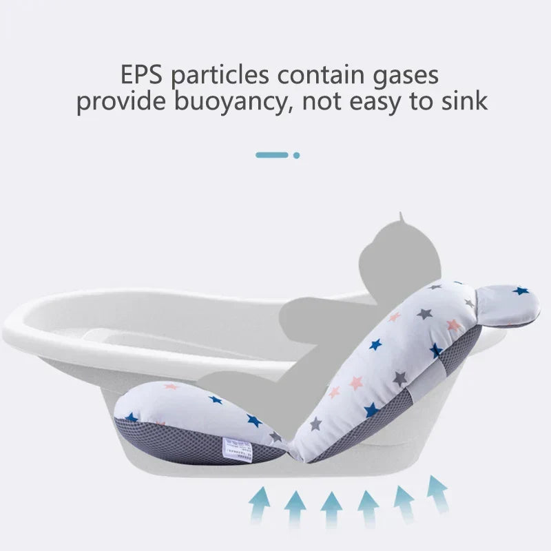Draagbare anti-slip babybadmat