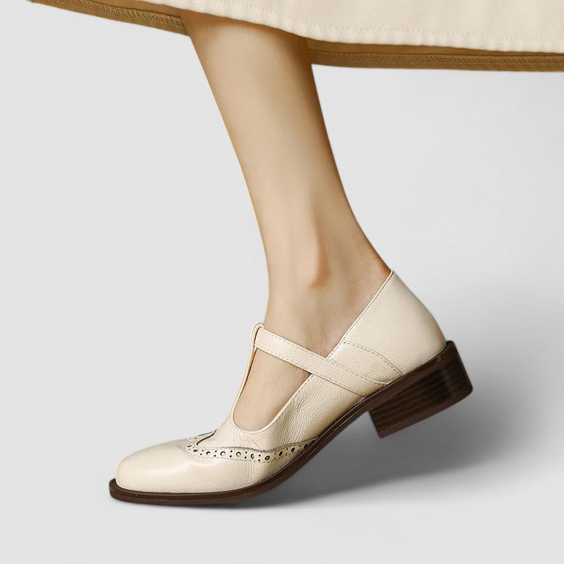 Mary Jane-schoenen met lage hak