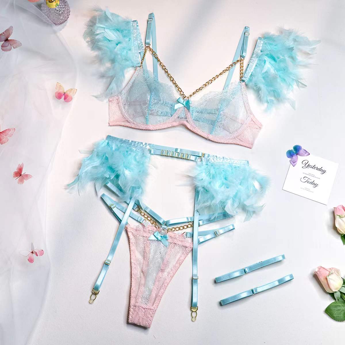 Mirella 3-delige lingerieset