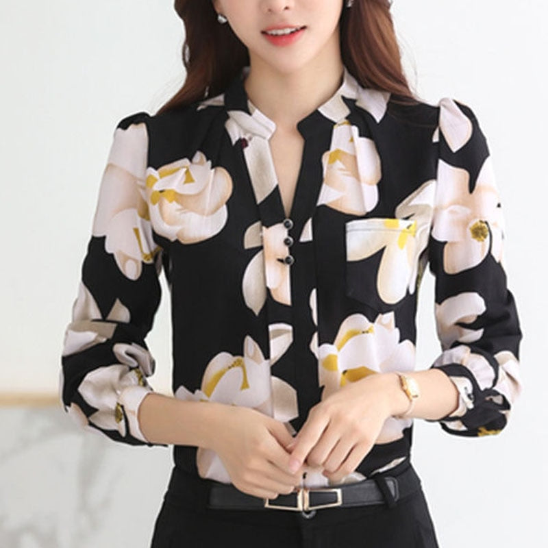 Chiffon blouse voor dames