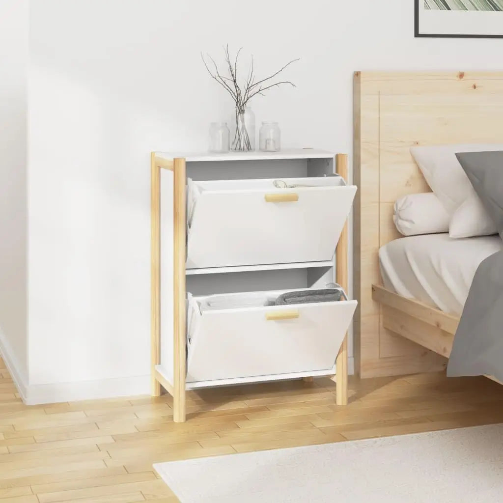 Slim dressoir voor schoenen met deuren 57,5 × 33 × 80 cm