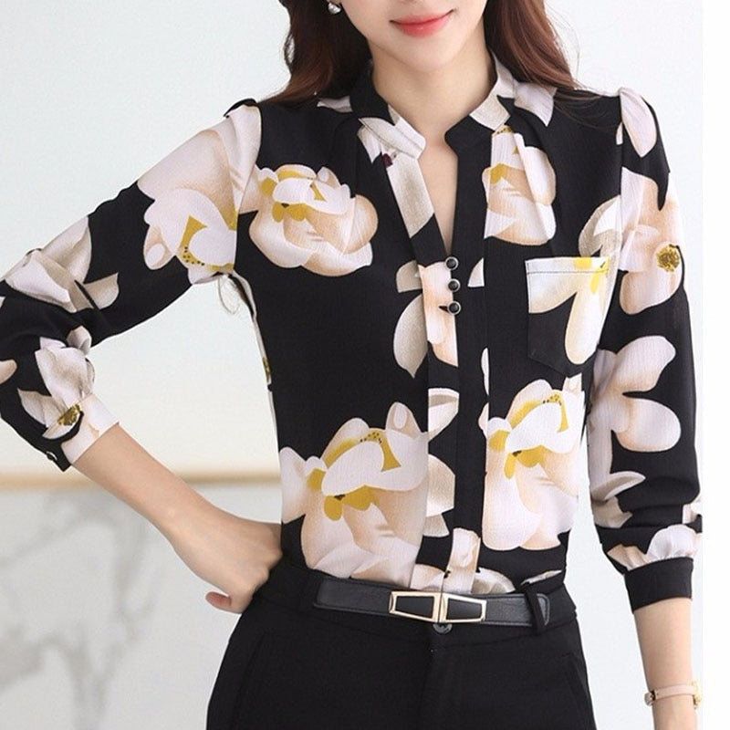 Chiffon blouse voor dames
