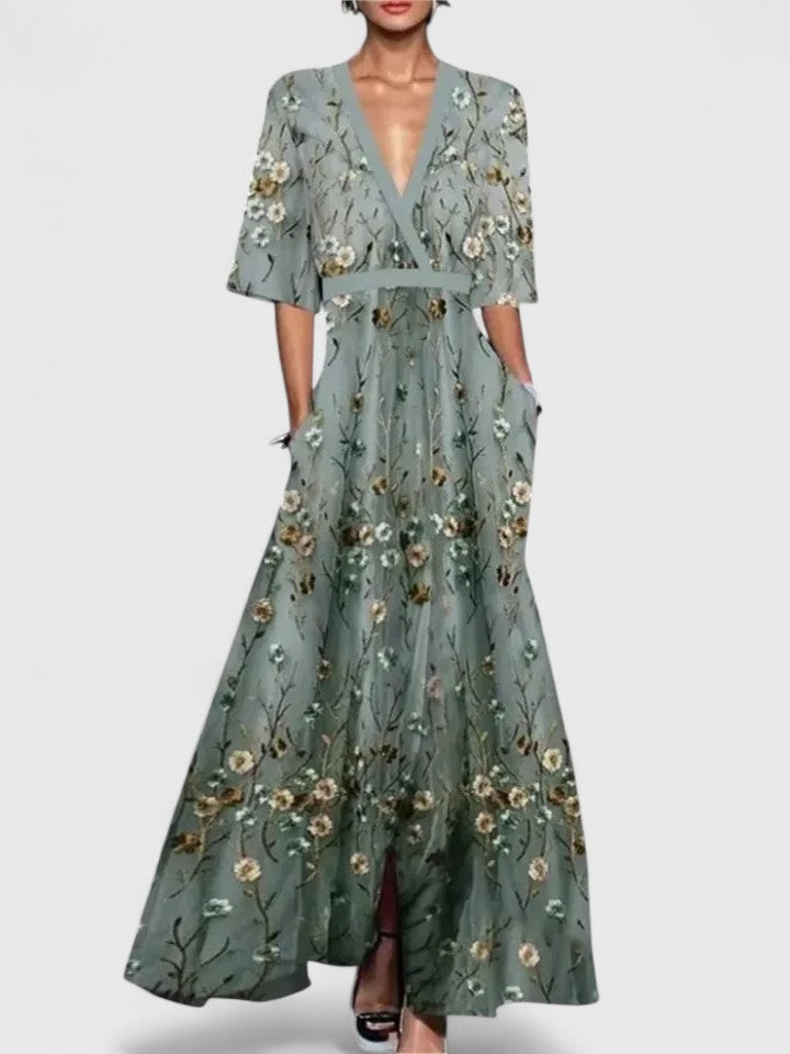 Veronica | Elegante maxi-jurk
