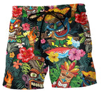 Heren zwemshort met graffiti print