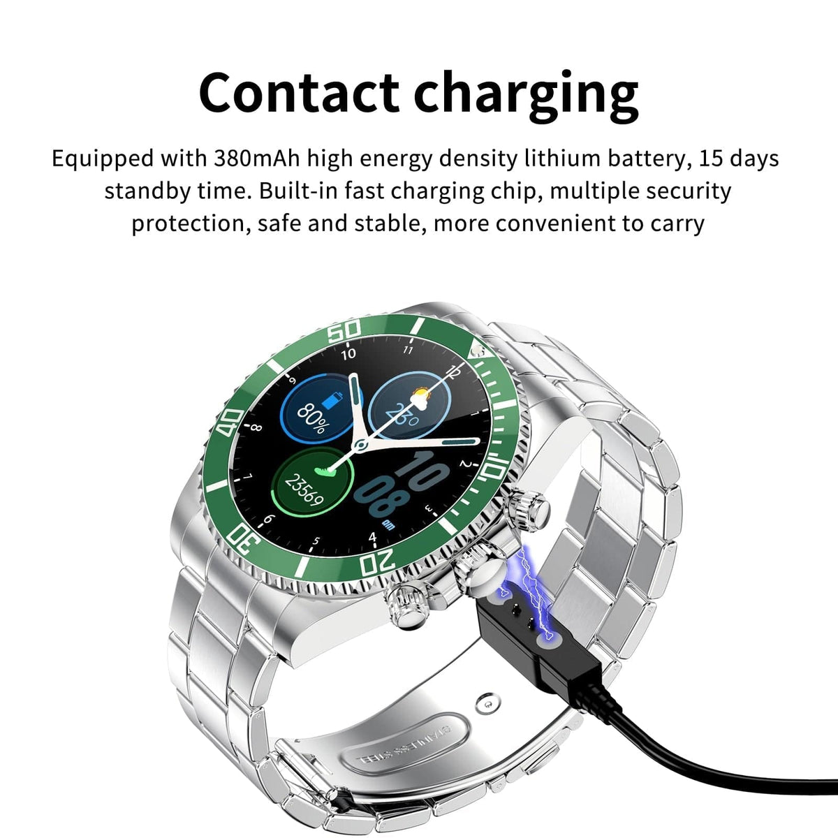 Bluetooth-smartwatch Focalex — afbeelding 6