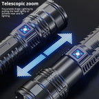 Oplaadbare 10000 lumen LED zaklamp