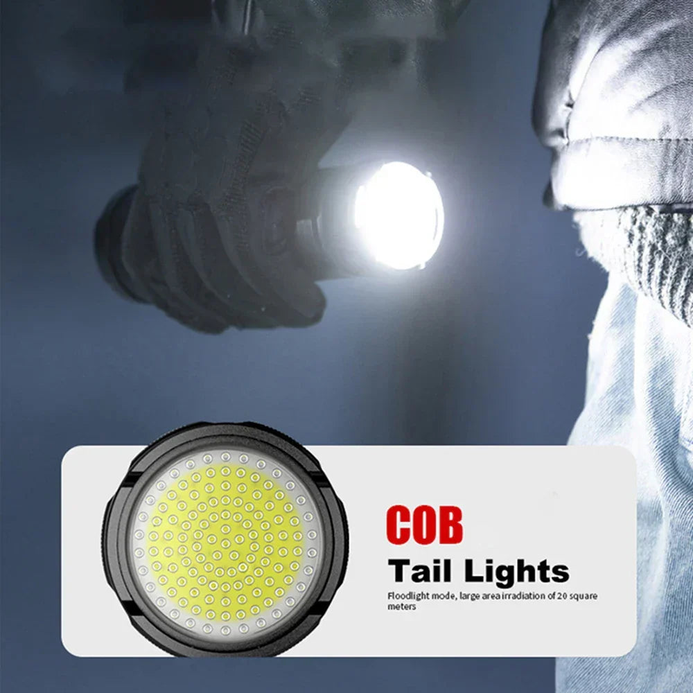 Oplaadbare 10000 lumen LED zaklamp