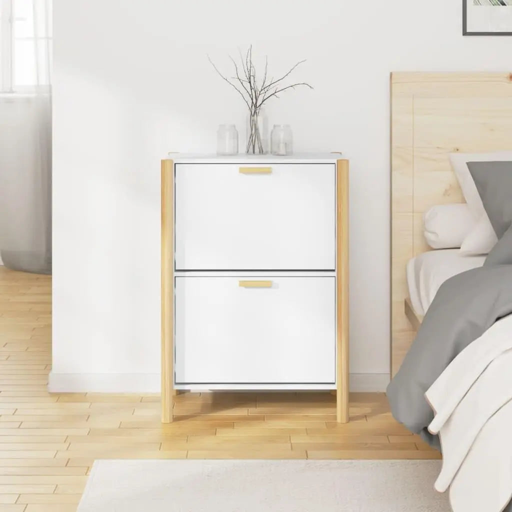 Slim dressoir voor schoenen met deuren 57,5 × 33 × 80 cm